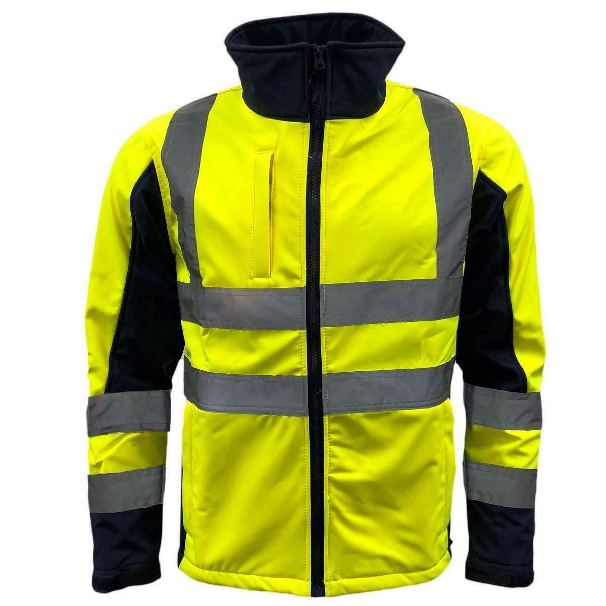 Improvment Sports Construction Reflective Clothes Safety Reflective Jacket High Visibility Workwear Safety Workers Bomber Waterproof Jacket